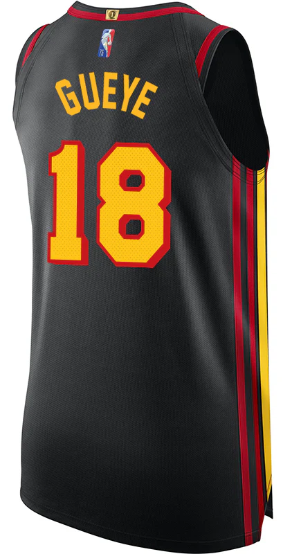 Mouhamed Gueye Atlanta Hawks Jordan Brand Statement Edition Authentic Jersey - Image 2