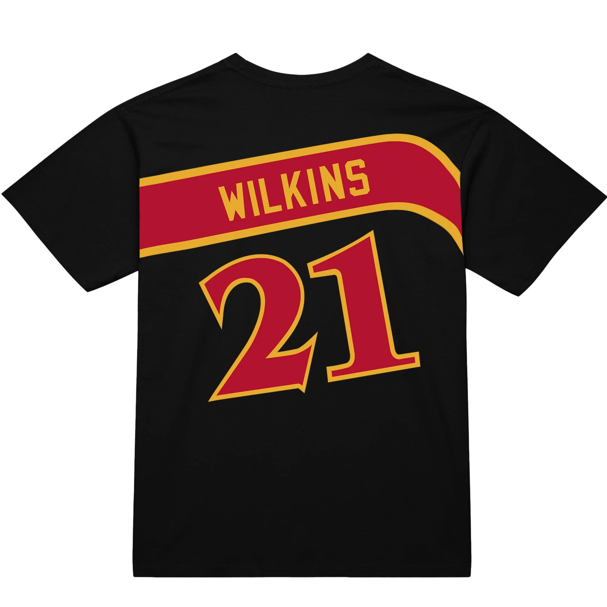 Mitchell & Ness Hawks Wilkins Black Tee - Image 2