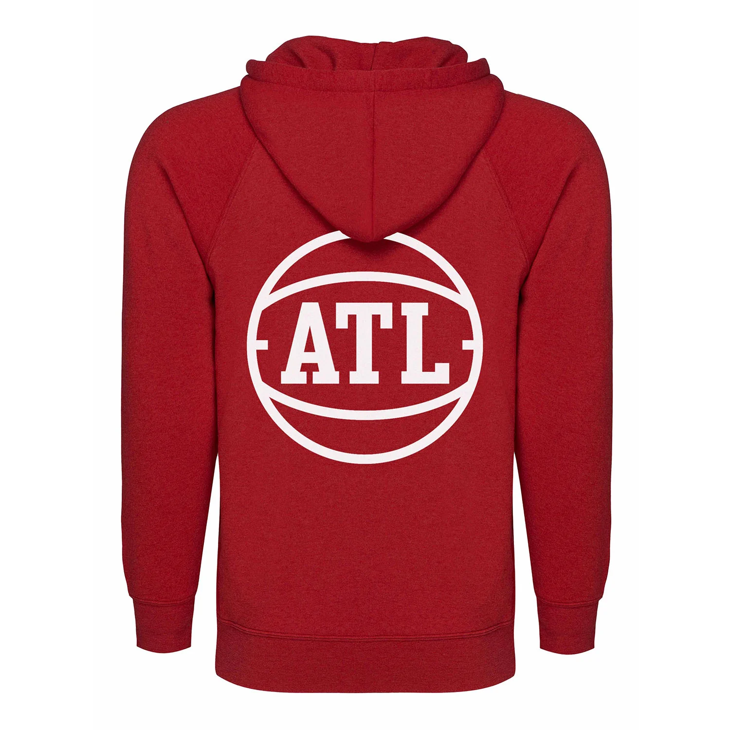 Sportiqe Hawks Olsen Red Oval Atl Hoodie - Image 2