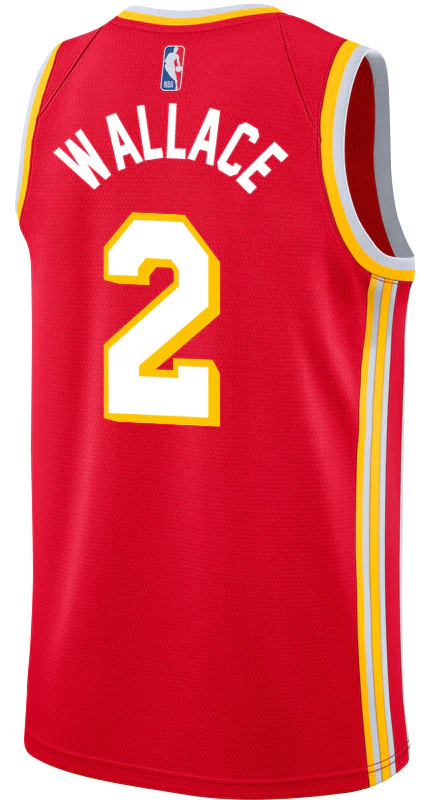 Keaton Wallace Atlanta Hawks Icon Edition Swingman Jersey - Image 2